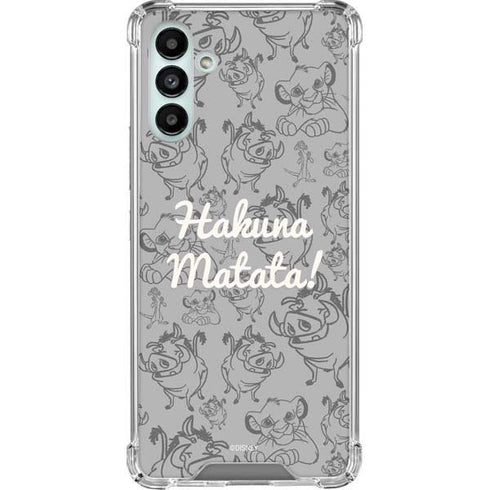 Disney The Lion King Hakuna Matata Galaxy A13 5G Clear Case
