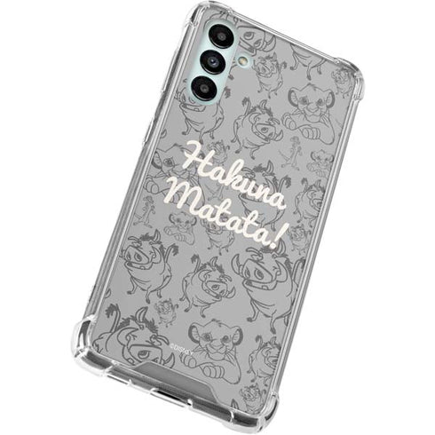 Disney The Lion King Hakuna Matata Galaxy A13 5G Clear Case