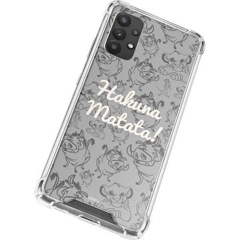 Disney The Lion King Hakuna Matata Galaxy A32 5G Clear Case