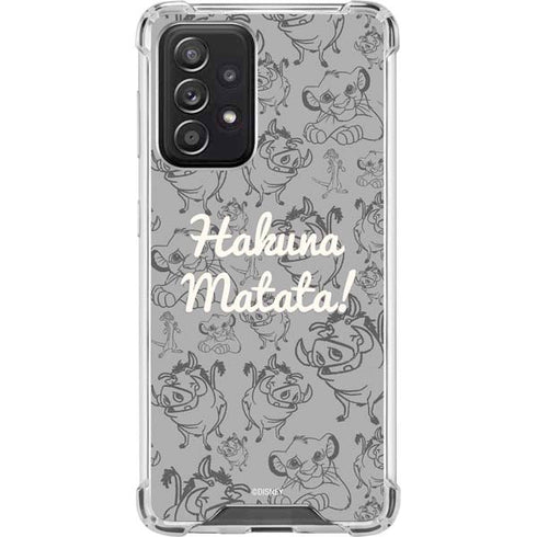 Disney The Lion King Hakuna Matata Galaxy A52 5G Clear Case