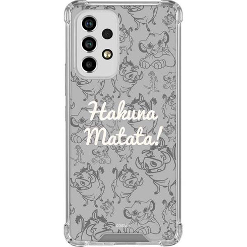 Disney The Lion King Hakuna Matata Galaxy A53 5G Clear Case