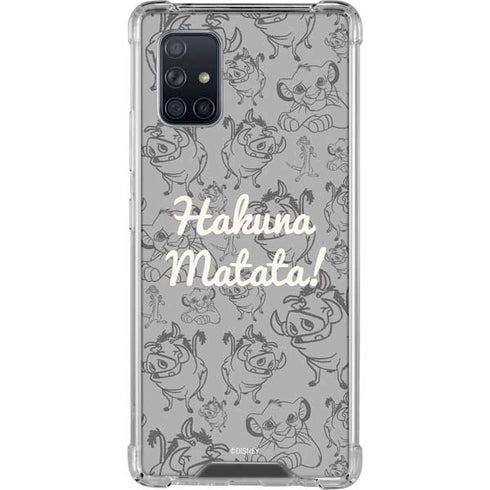 Disney The Lion King Hakuna Matata Galaxy A71 5G Clear Case