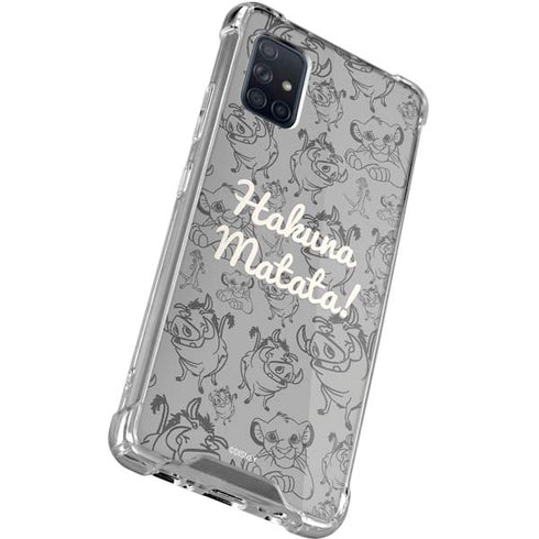 Disney The Lion King Hakuna Matata Galaxy A71 5G Clear Case