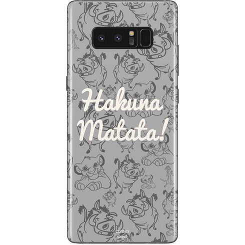 Disney The Lion King Hakuna Matata Galaxy Note 8 Skin
