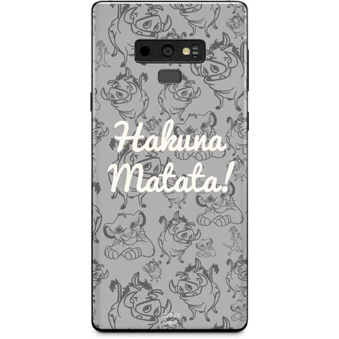 Disney The Lion King Hakuna Matata Galaxy Note 9 Skin