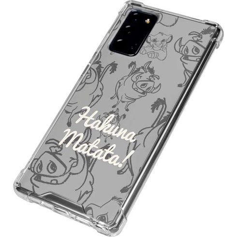 Disney The Lion King Hakuna Matata Galaxy Note20 5G Clear Case