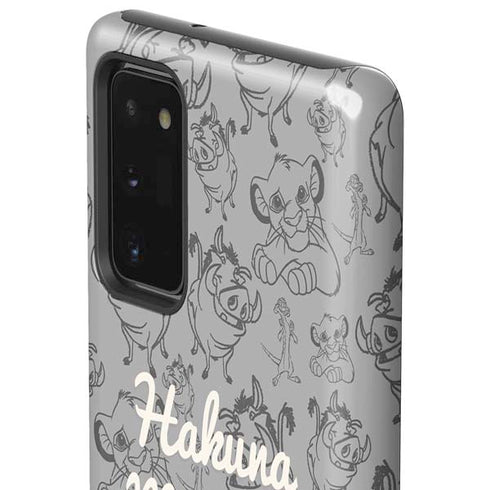 Disney The Lion King Hakuna Matata Galaxy Note20 5G Pro Case