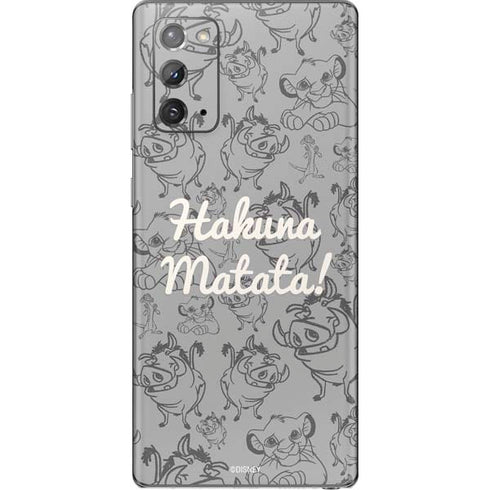 Disney The Lion King Hakuna Matata Galaxy Note20 5G Skin