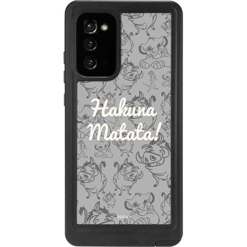 Disney The Lion King Hakuna Matata Galaxy Note20 5G Waterproof Case