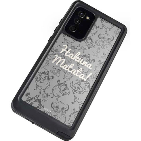 Disney The Lion King Hakuna Matata Galaxy Note20 5G Waterproof Case