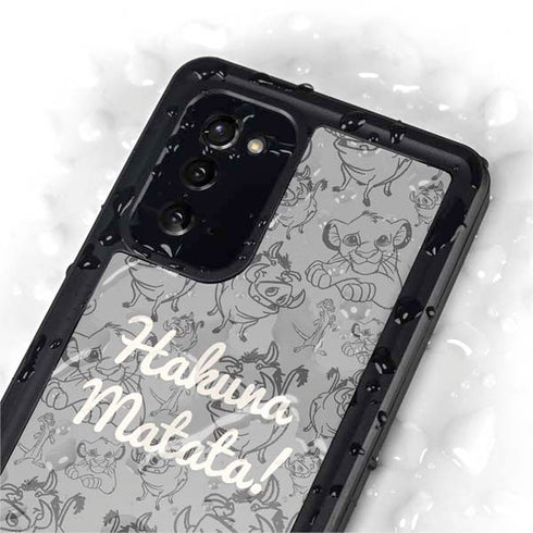 Disney The Lion King Hakuna Matata Galaxy Note20 5G Waterproof Case