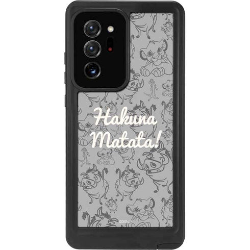 Disney The Lion King Hakuna Matata Galaxy Note20 Ultra 5G Waterproof Case