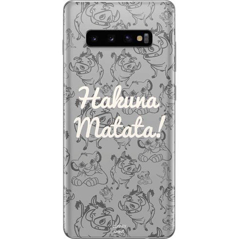 Disney The Lion King Hakuna Matata Galaxy S10 Plus Skin