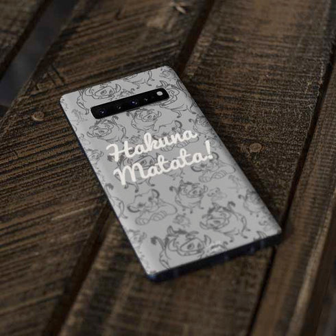 Disney The Lion King Hakuna Matata Galaxy S10 Plus Skin