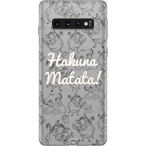 Disney The Lion King Hakuna Matata Galaxy S10 Skin