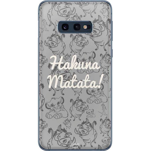 Disney The Lion King Hakuna Matata Galaxy S10e Skin