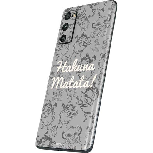 Disney The Lion King Hakuna Matata Galaxy S20 Fan Edition Skin