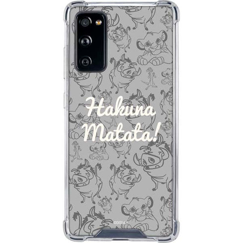 Disney The Lion King Hakuna Matata Galaxy S20 FE Clear Case