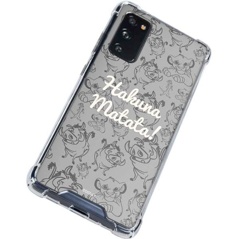 Disney The Lion King Hakuna Matata Galaxy S20 FE Clear Case