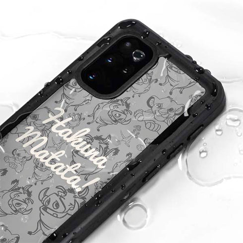 Disney The Lion King Hakuna Matata Galaxy S20 Plus Waterproof Case