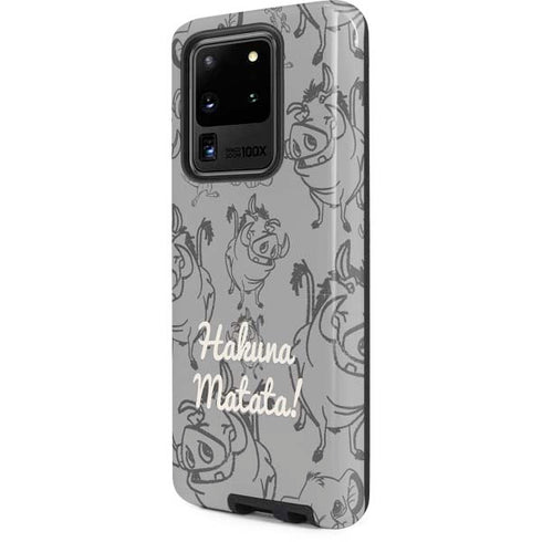 Disney The Lion King Hakuna Matata Galaxy S20 Ultra 5G Pro Case