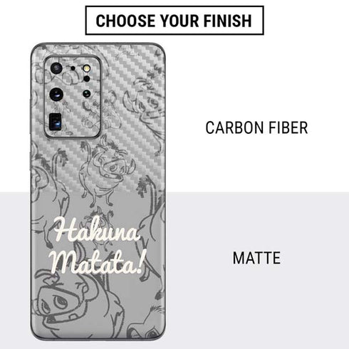 Disney The Lion King Hakuna Matata Galaxy S20 Ultra 5G Skin