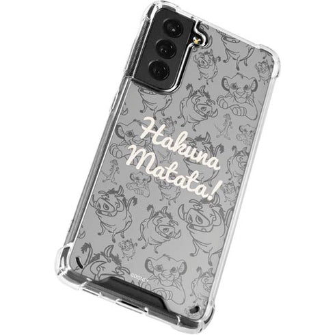 Disney The Lion King Hakuna Matata Galaxy S21 5G Clear Case