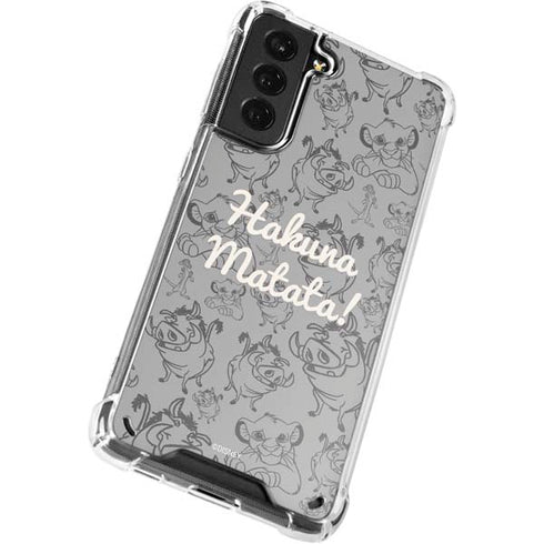 Disney The Lion King Hakuna Matata Galaxy S21 Plus 5G Clear Case