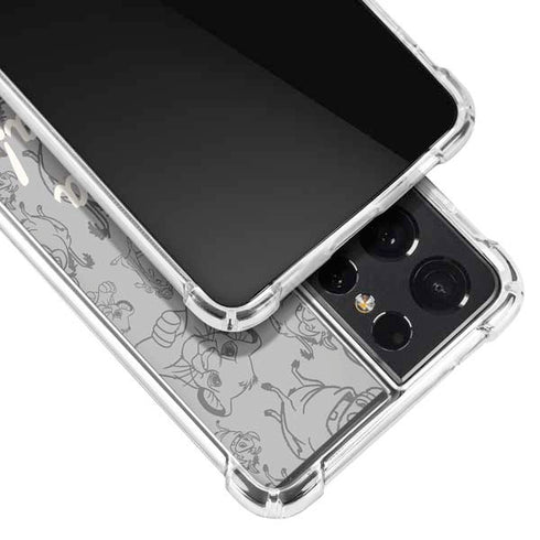 Disney The Lion King Hakuna Matata Galaxy S21 Ultra 5G Clear Case