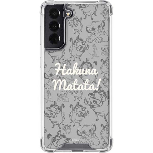 Disney The Lion King Hakuna Matata Galaxy S22 Clear Case