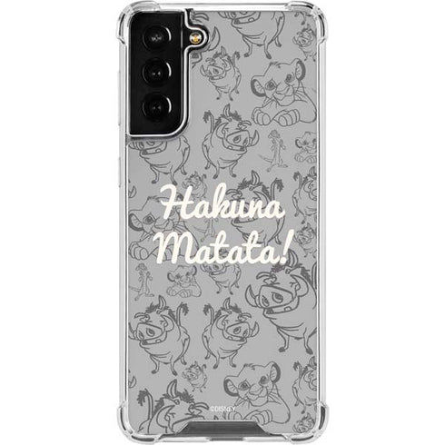 Disney The Lion King Hakuna Matata Galaxy S22 Plus Clear Case