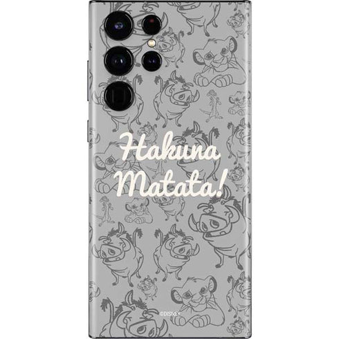 Disney The Lion King Hakuna Matata Galaxy S22 Ultra Skin