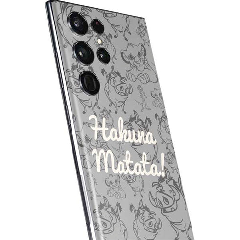Disney The Lion King Hakuna Matata Galaxy S22 Ultra Skin