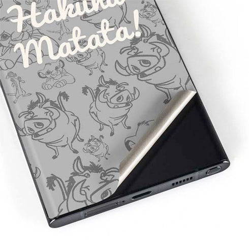 Disney The Lion King Hakuna Matata Galaxy S22 Ultra Skin