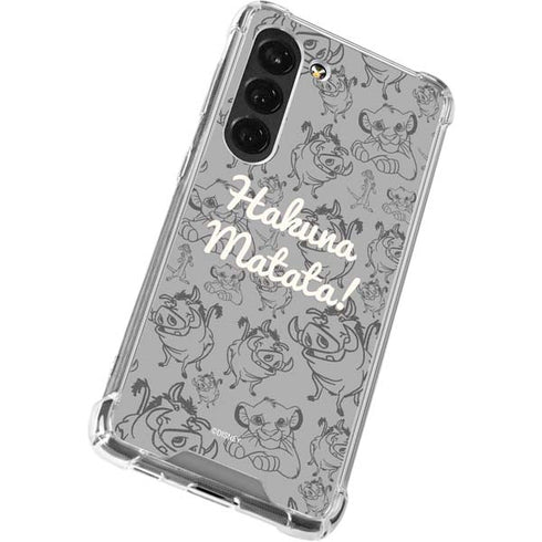 Disney The Lion King Hakuna Matata Galaxy S23 Clear Case