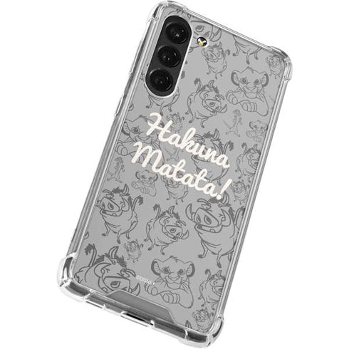 Disney The Lion King Hakuna Matata Galaxy S23 Plus Clear Case