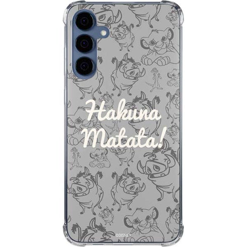Disney The Lion King Hakuna Matata Galaxy S24 Clear Case