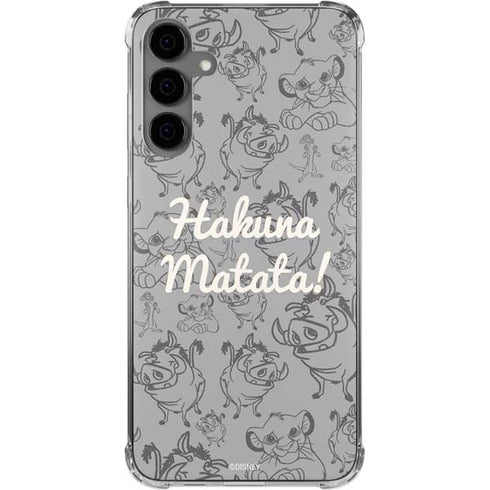 Disney The Lion King Hakuna Matata Galaxy S24 Plus Clear Case