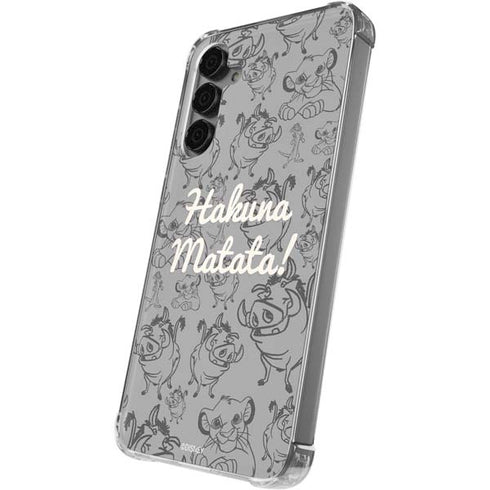 Disney The Lion King Hakuna Matata Galaxy S24 Plus Clear Case