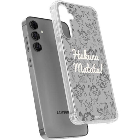 Disney The Lion King Hakuna Matata Galaxy S24 Plus Clear Case