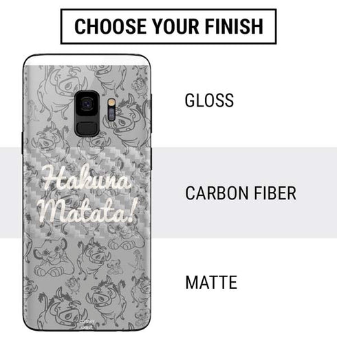 Disney The Lion King Hakuna Matata Galaxy S9 Skin