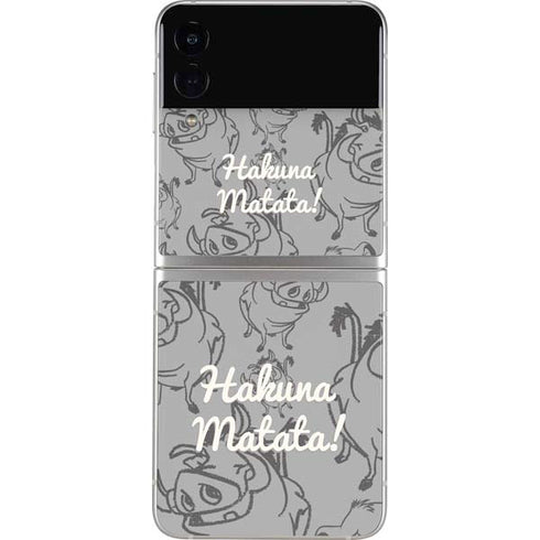 Disney The Lion King Hakuna Matata Galaxy Z Flip3 5G Skin