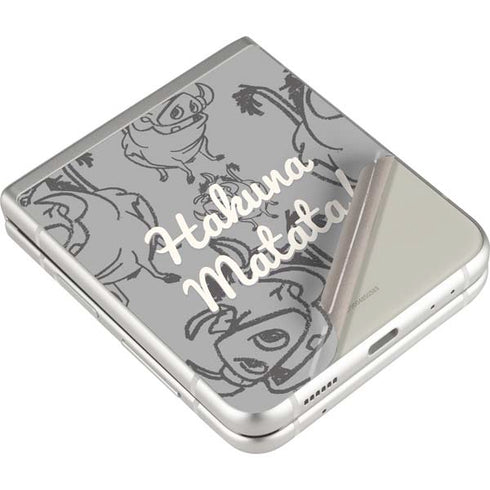 Disney The Lion King Hakuna Matata Galaxy Z Flip3 5G Skin