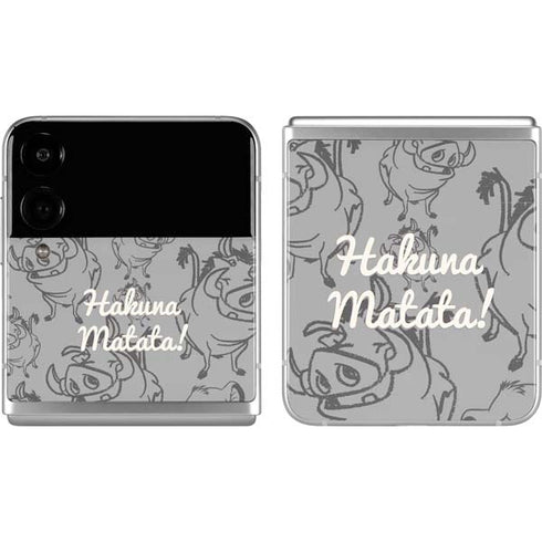 Disney The Lion King Hakuna Matata Galaxy Z Flip4 5G Skin