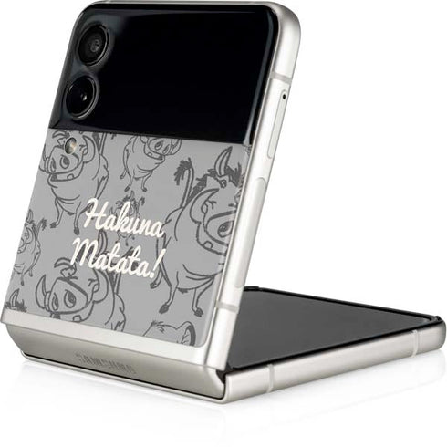 Disney The Lion King Hakuna Matata Galaxy Z Flip4 5G Skin