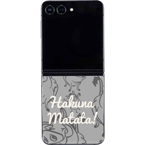 Disney The Lion King Hakuna Matata Galaxy Z Flip5 5G Skin