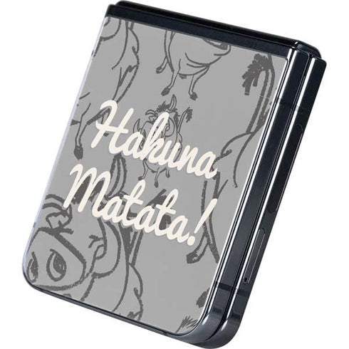 Disney The Lion King Hakuna Matata Galaxy Z Flip5 5G Skin