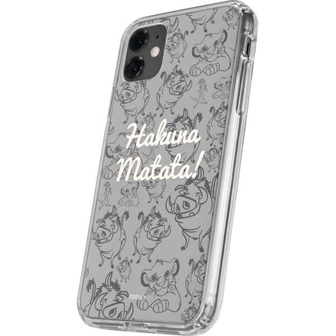 Disney The Lion King Hakuna Matata iPhone 11 Clear Case