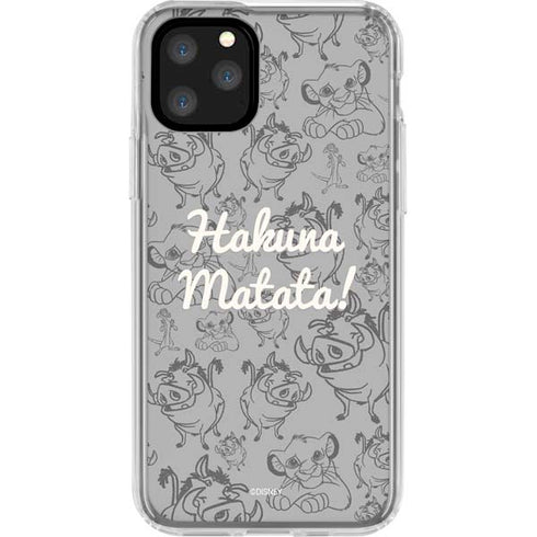 Disney The Lion King Hakuna Matata iPhone 11 Pro Clear Case