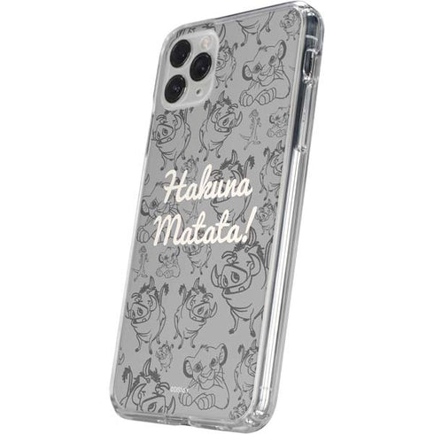 Disney The Lion King Hakuna Matata iPhone 11 Pro Clear Case